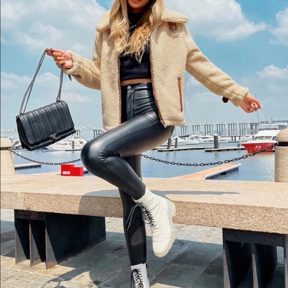 Teddy coat zip up - Picture 3 of 6